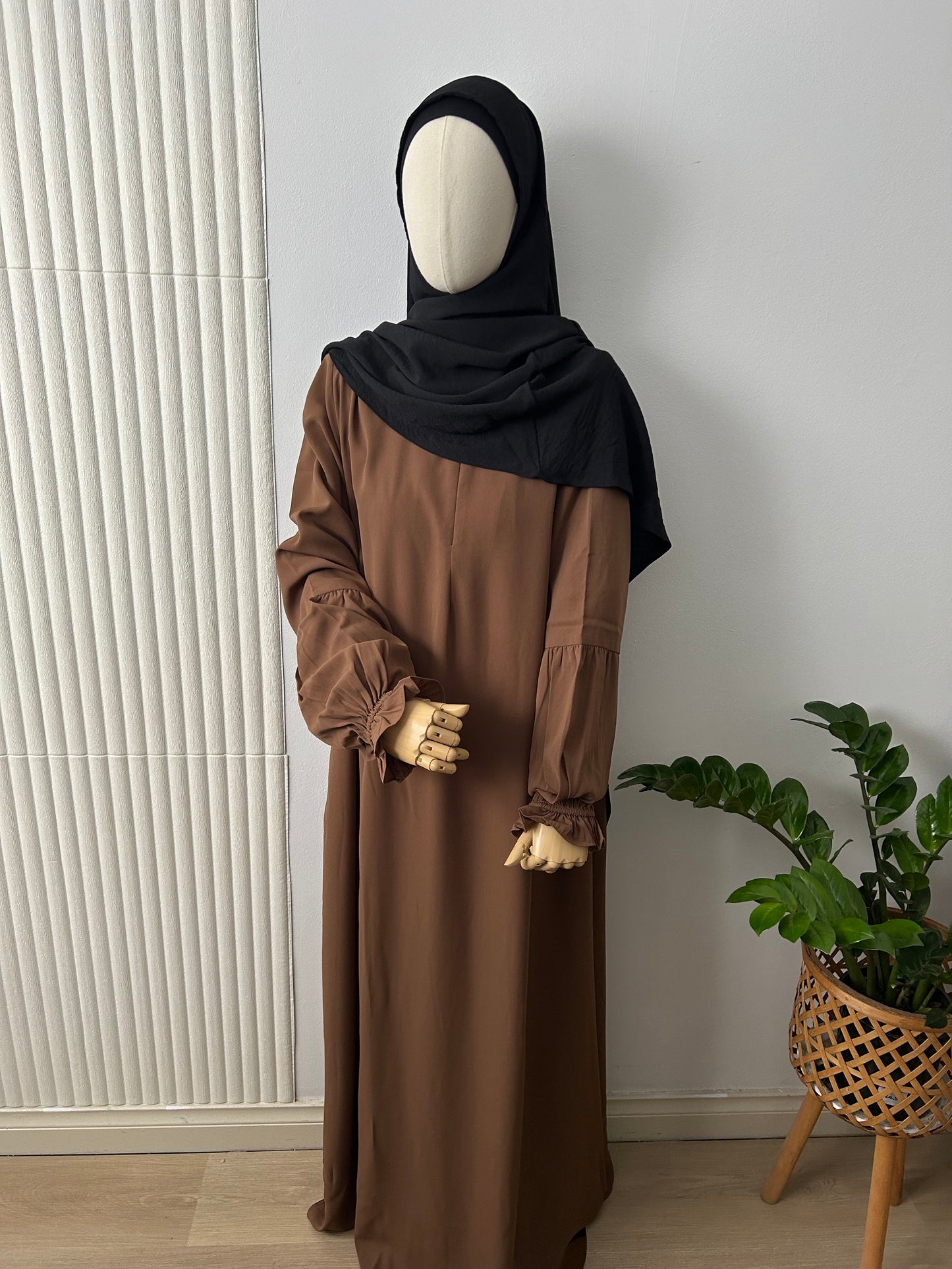 Raindrop Abaya - Woolpeach Fabric