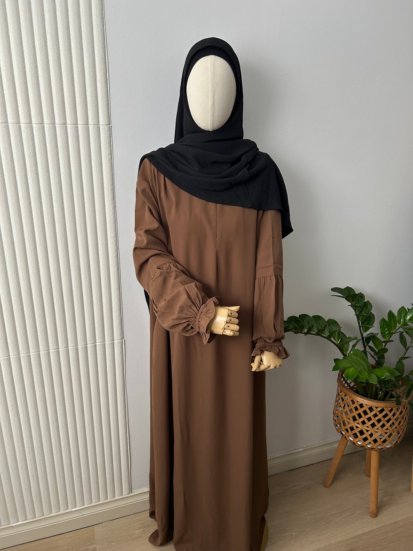 Raindrop Abaya - Woolpeach Fabric