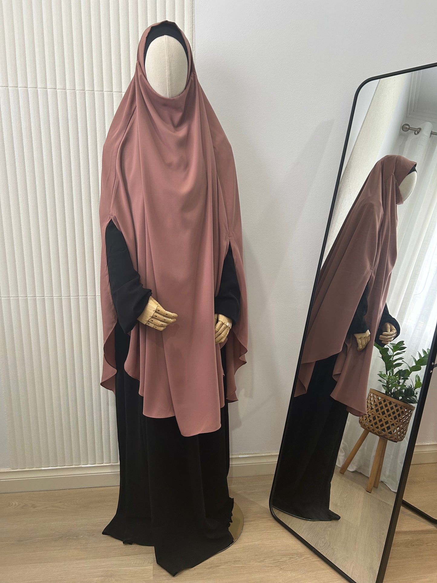 Split Khimar - Woolpeach Fabric