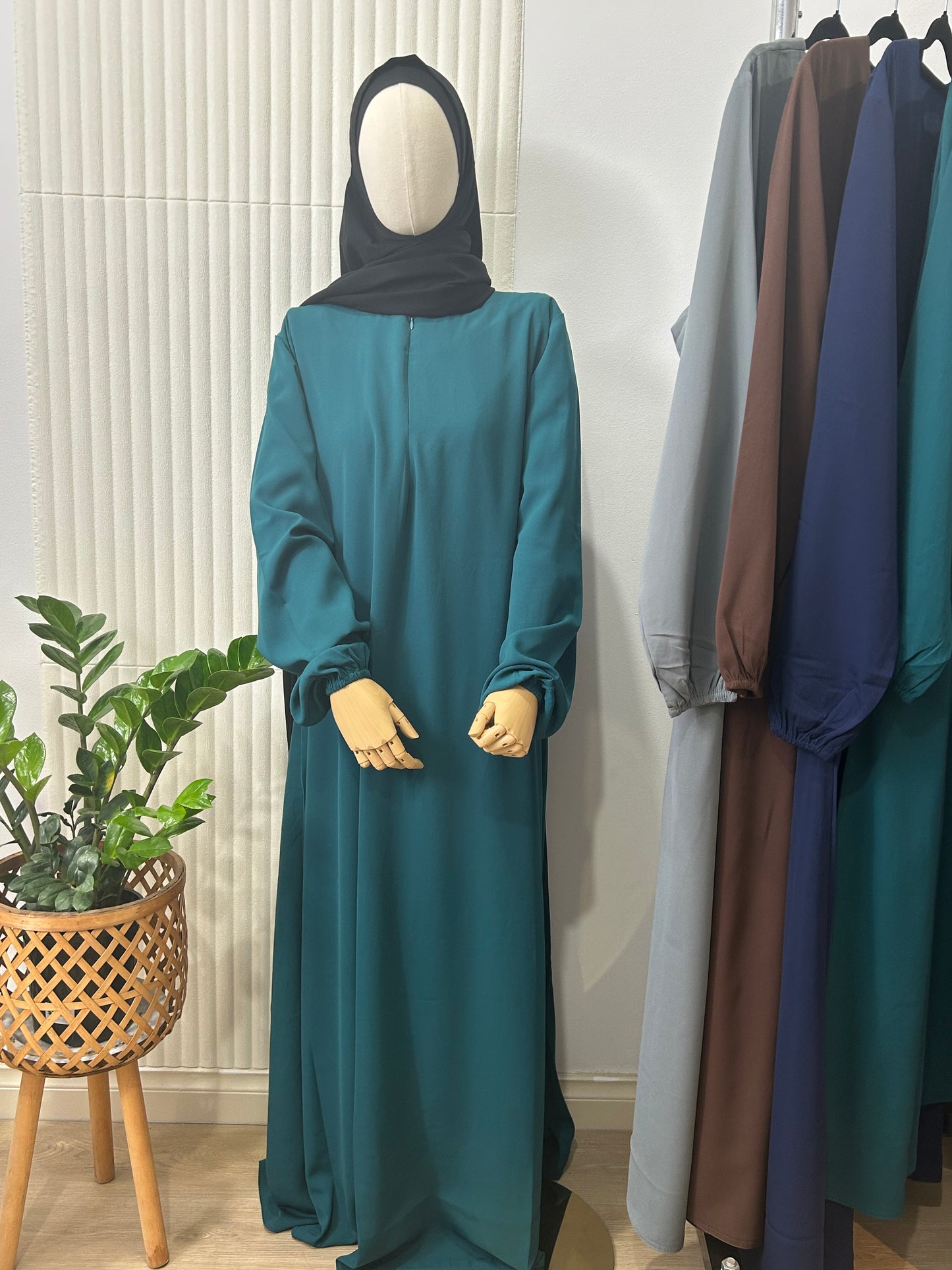 Stream Abaya - Woolpeach Fabric