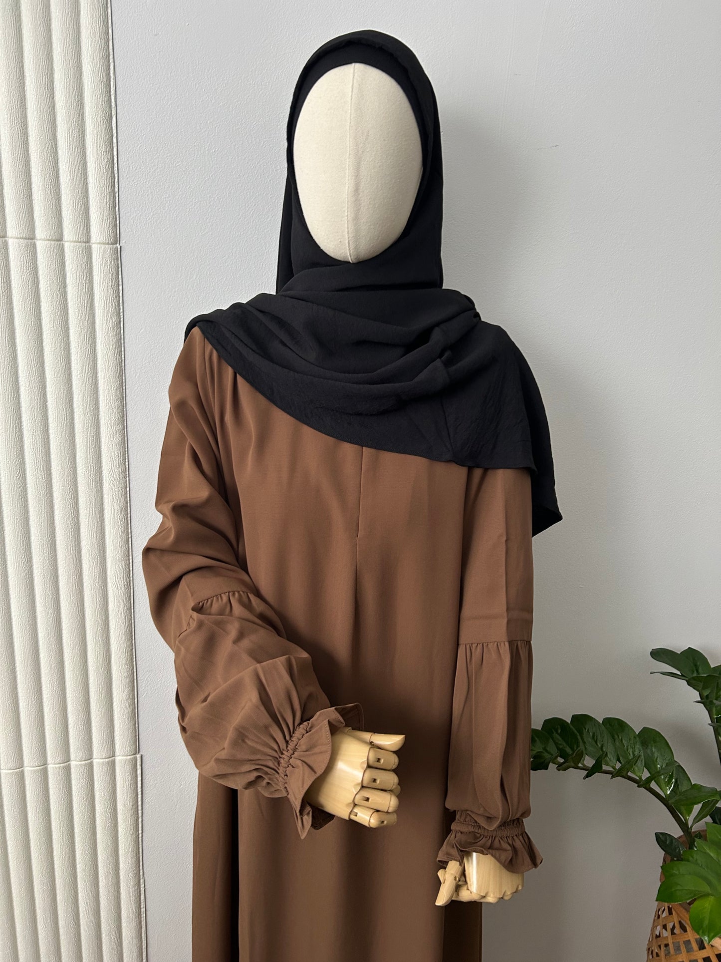 Raindrop Abaya - Woolpeach Fabric
