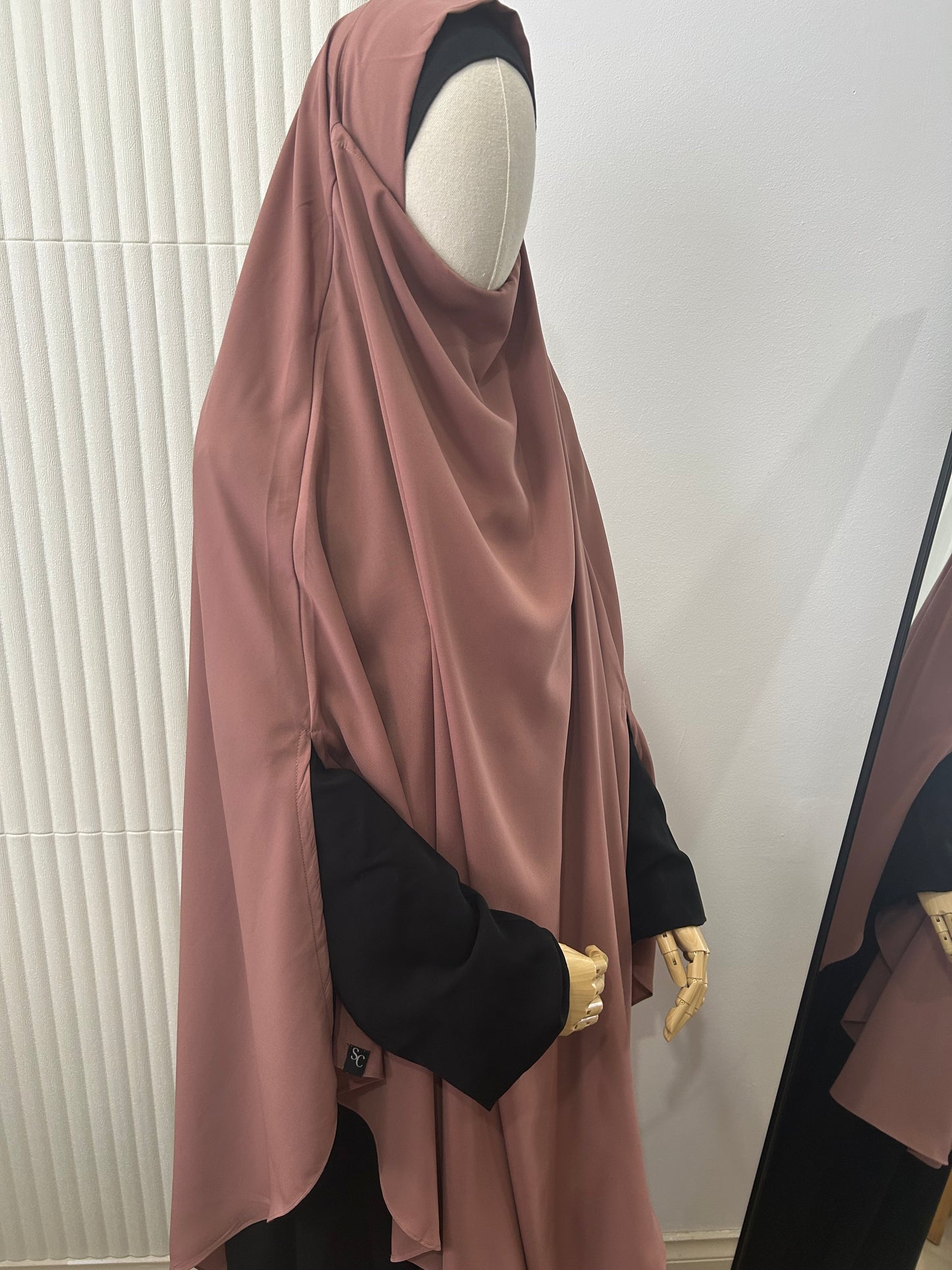 Split Khimar - Woolpeach Fabric