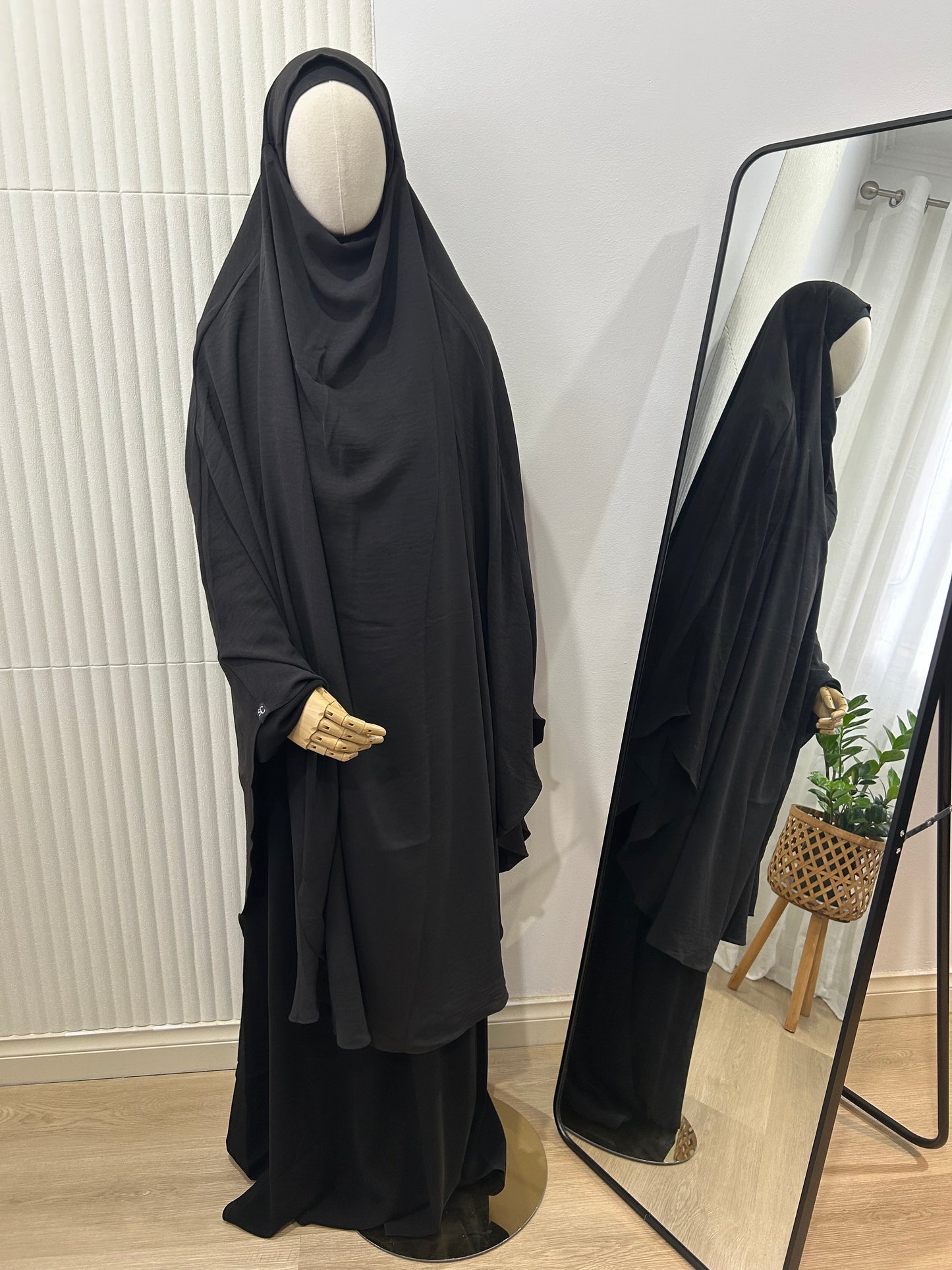 Spring Khimar - Crinkle Fabric
