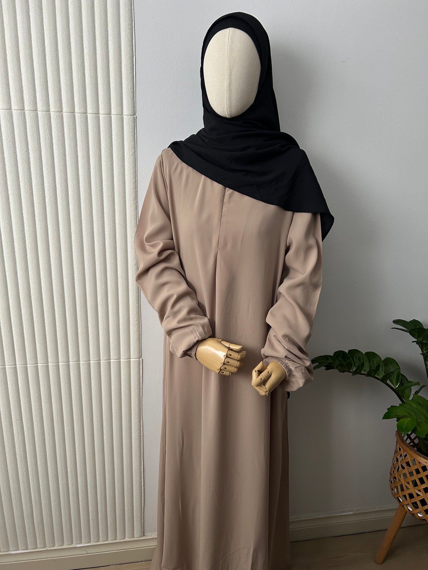 Stream Abaya - Woolpeach Fabric