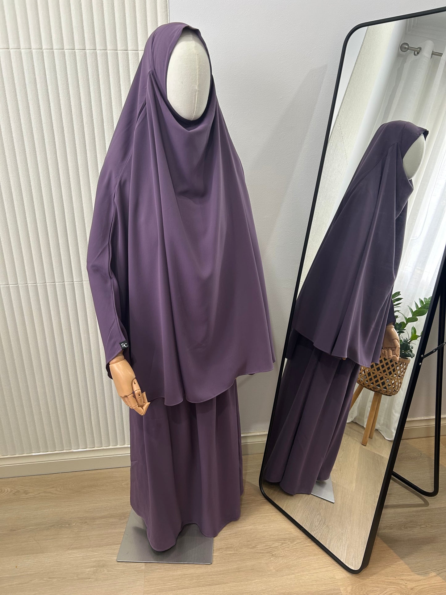 Kids Khimar and Skirt Set - Woolpeach Fabric