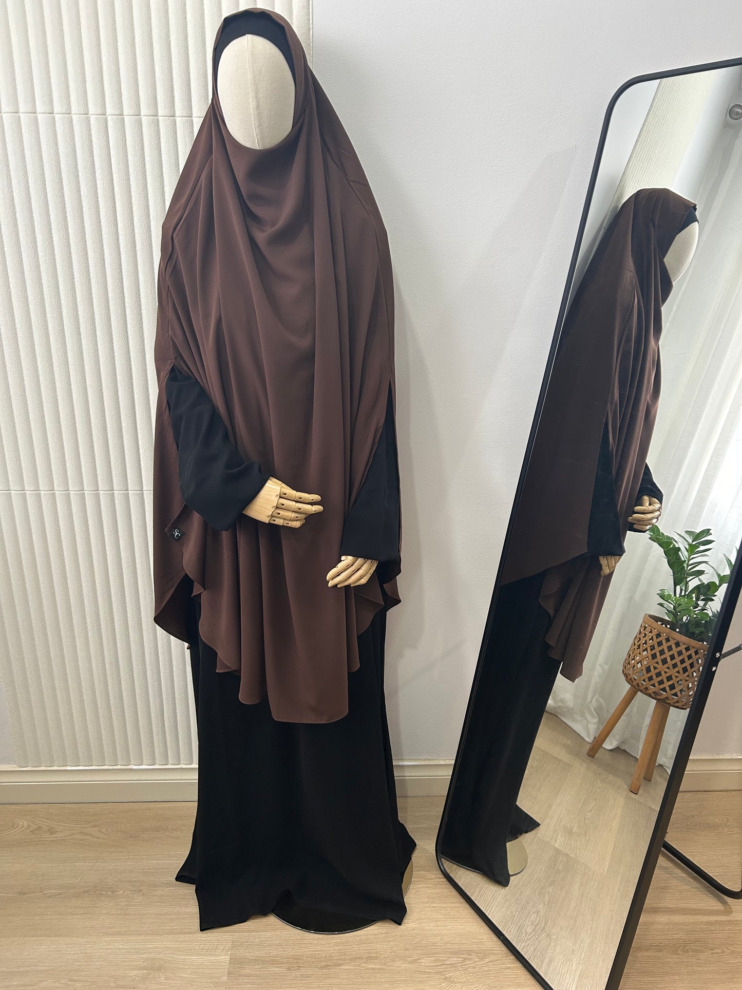 Split Khimar - Woolpeach Fabric