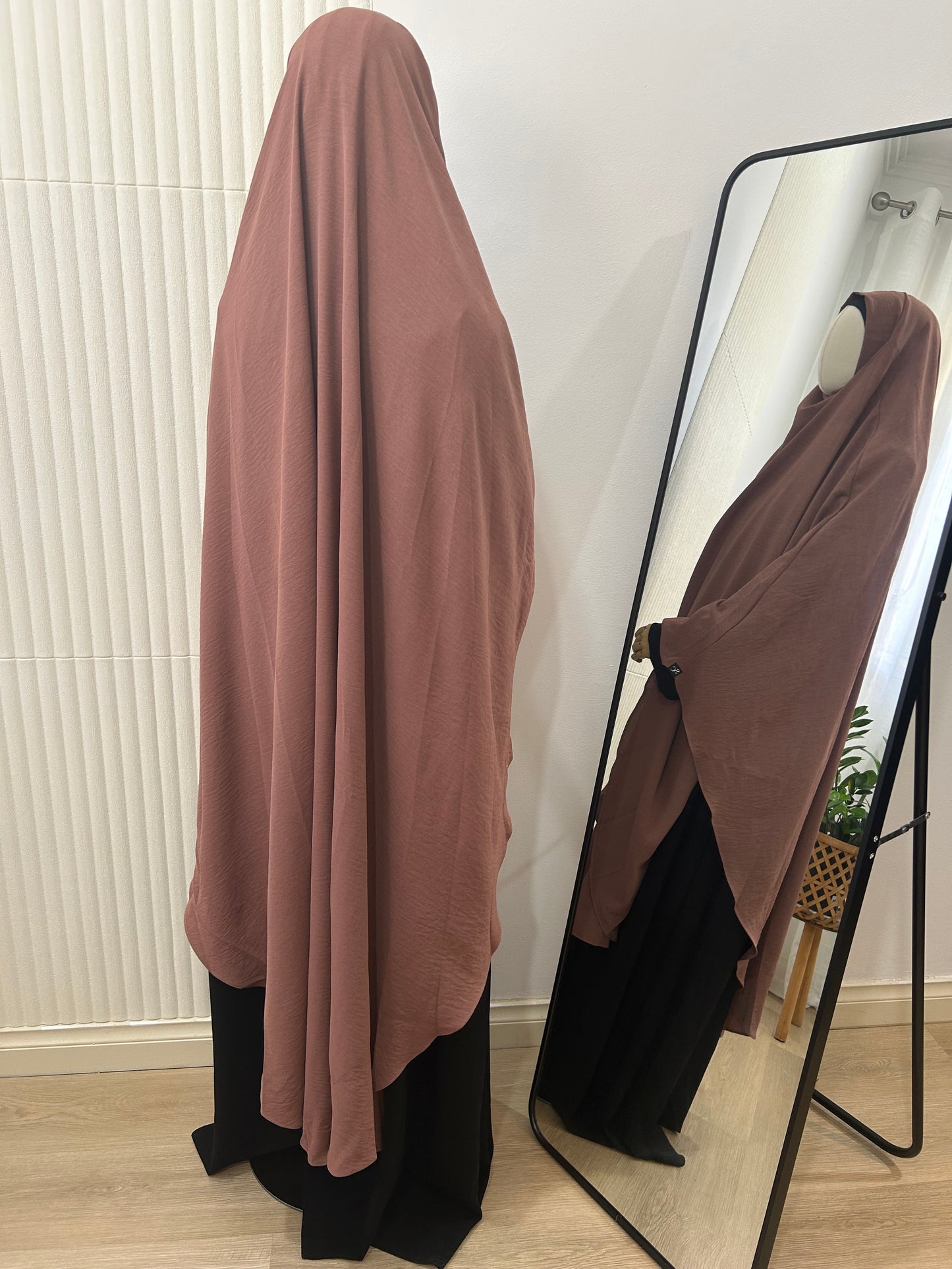 Spring Khimar - Crinkle Fabric