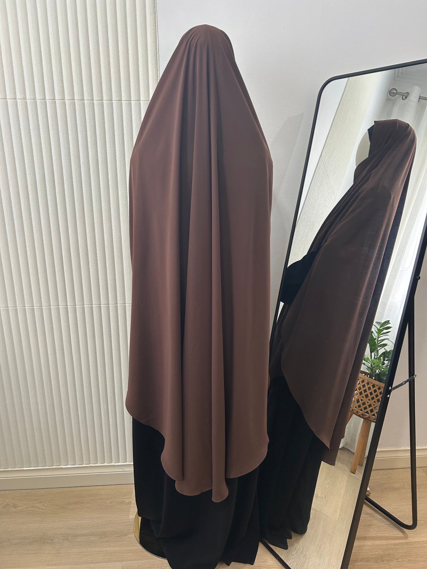 Split Khimar - Woolpeach Fabric