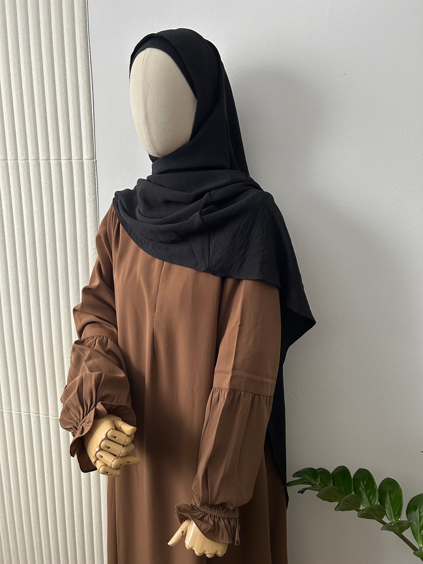 Raindrop Abaya - Woolpeach Fabric
