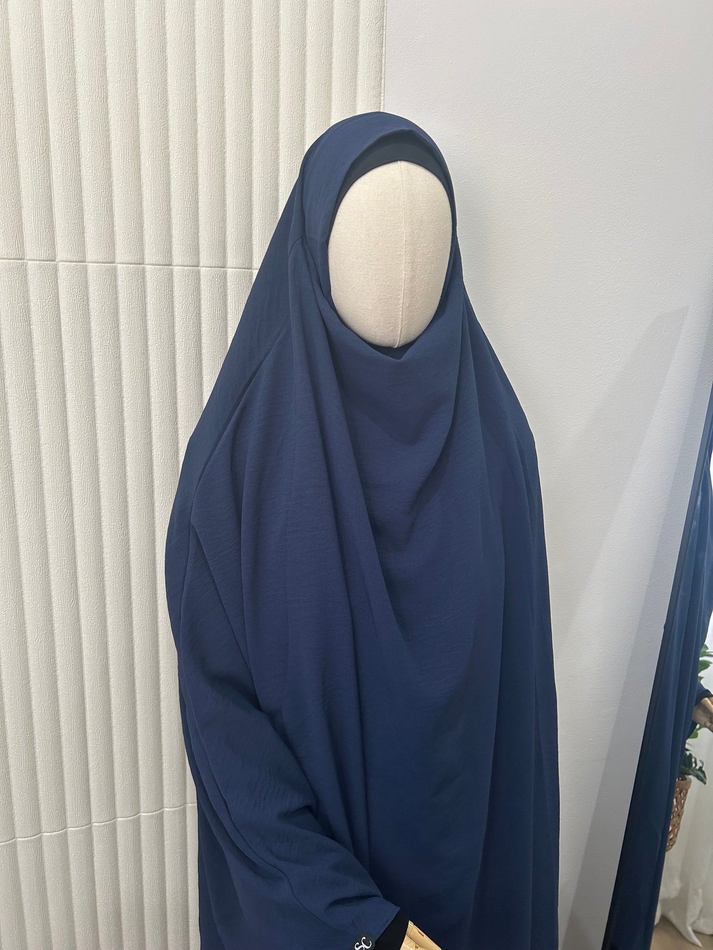 Spring Khimar - Crinkle Fabric
