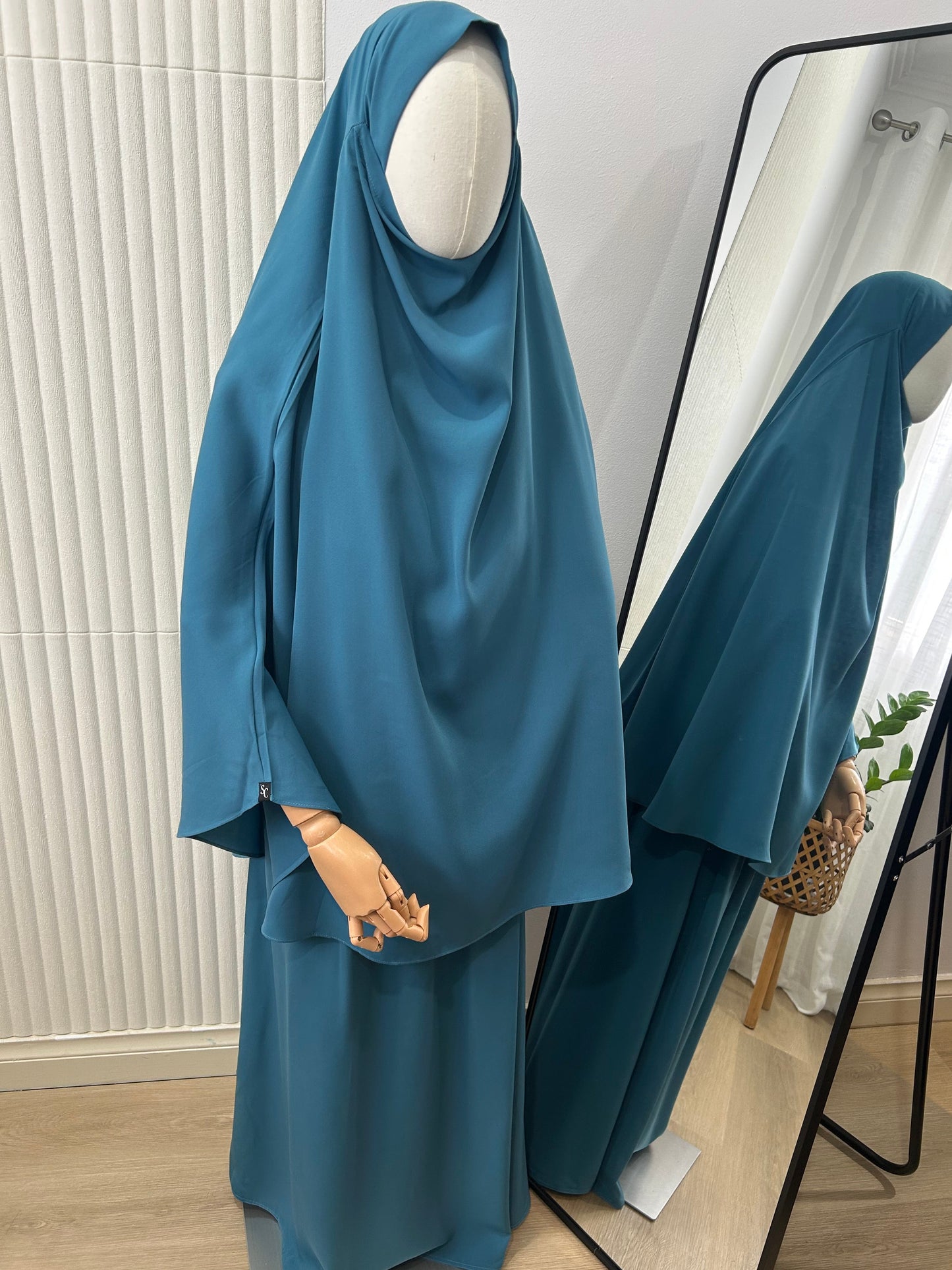 Kids Khimar and Skirt Set - Woolpeach Fabric