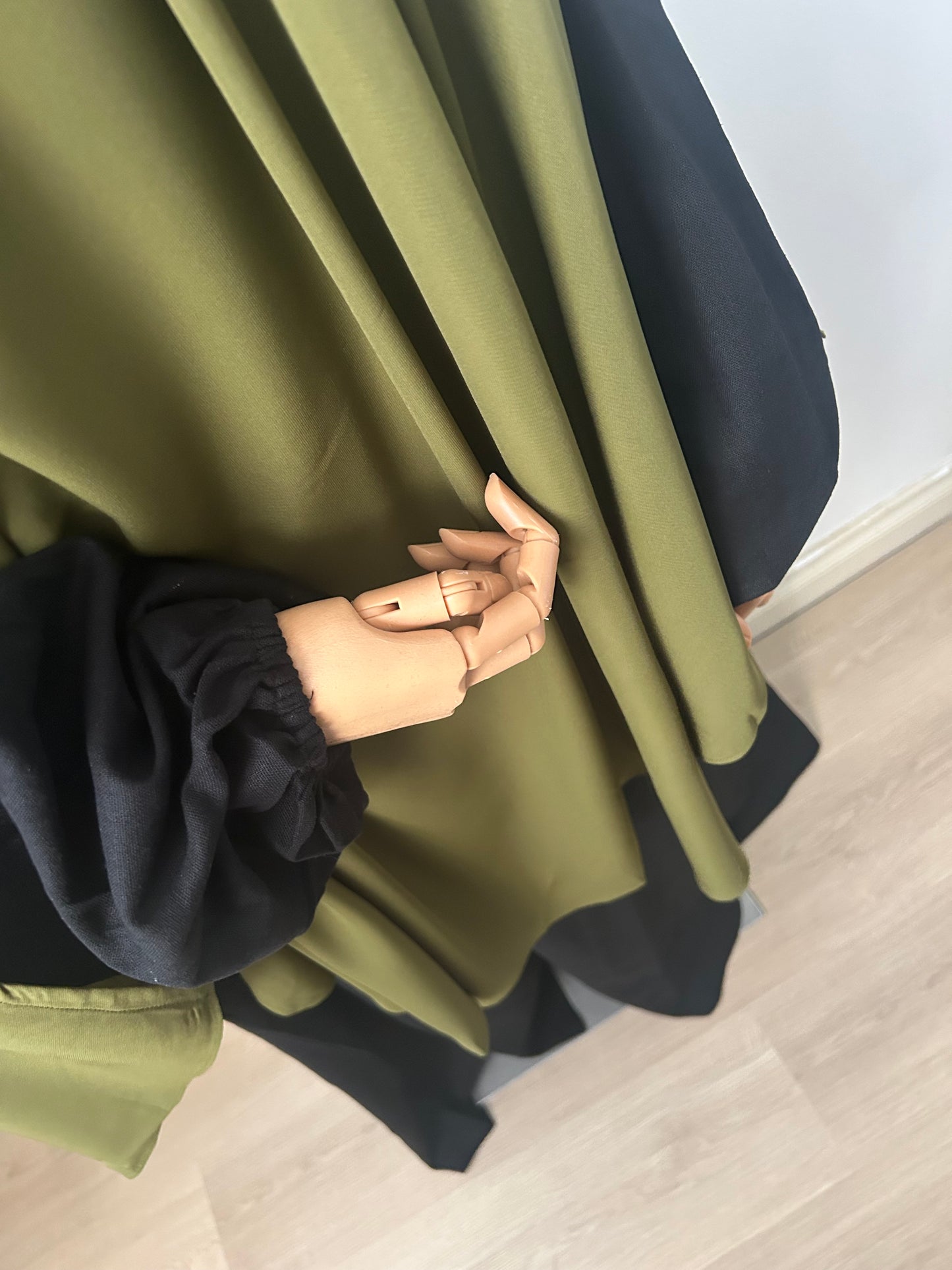 Split Khimar - Woolpeach Fabric