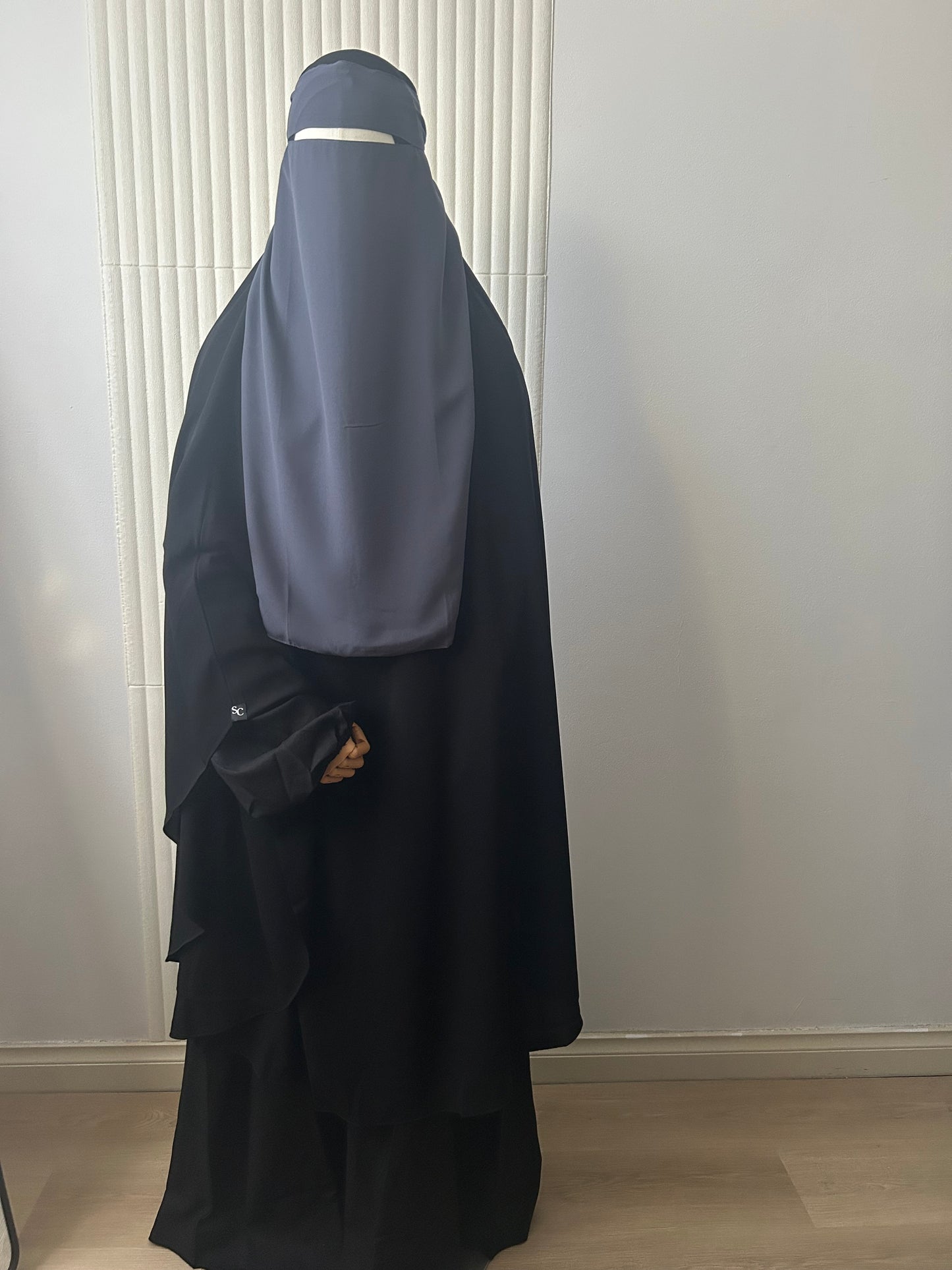 Single-Layer Niqab - Wool Chiffon