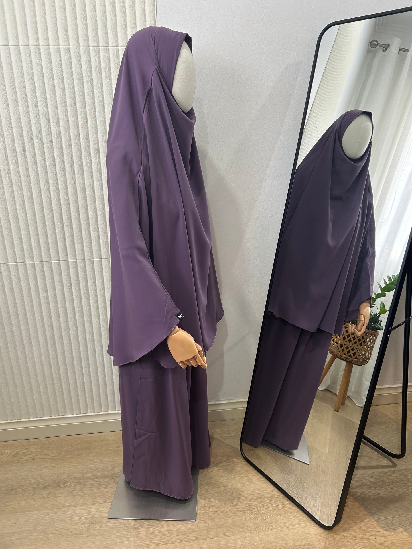 Kids Khimar and Skirt Set - Woolpeach Fabric
