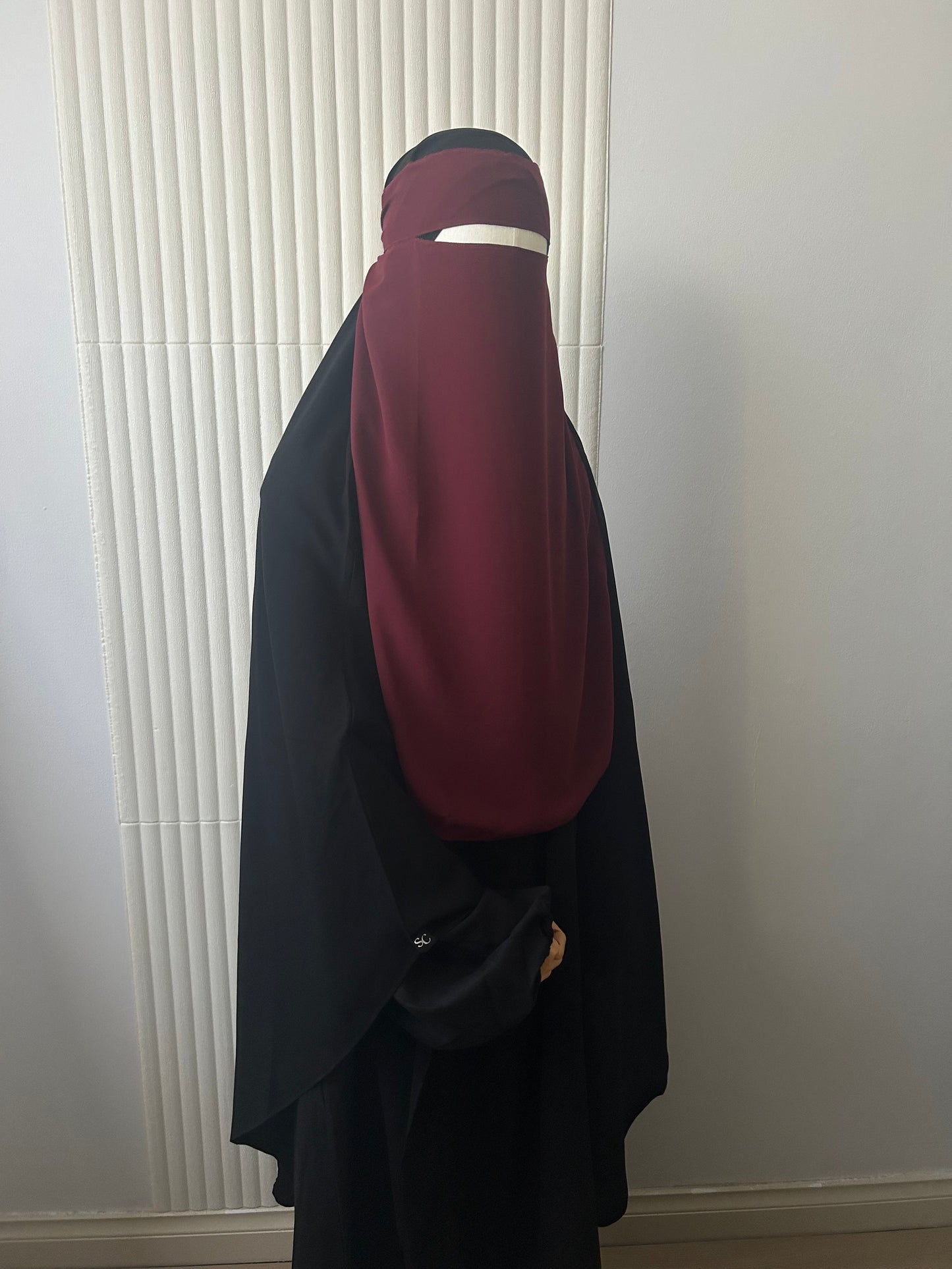 Single-Layer Niqab - Wool Chiffon