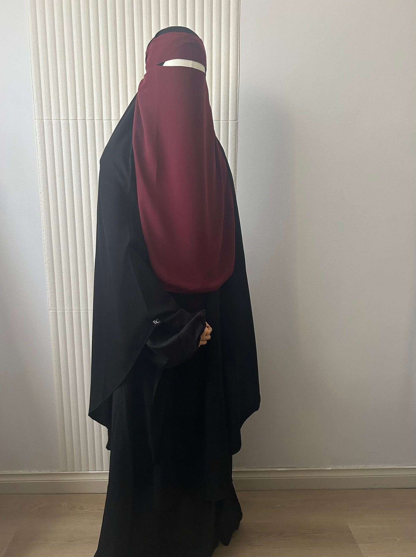 Single-Layer Niqab - Wool Chiffon