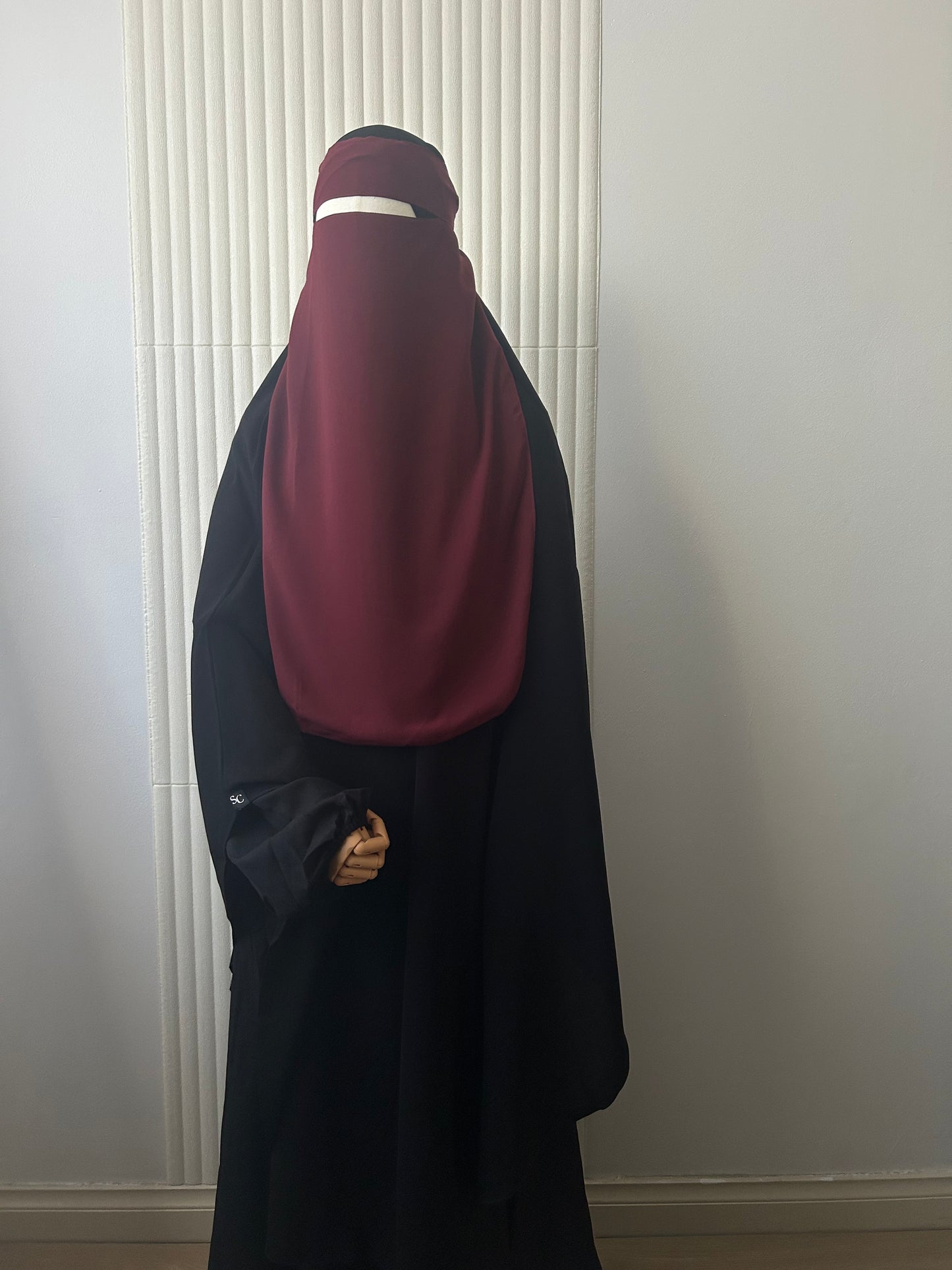 Single-Layer Niqab - Wool Chiffon