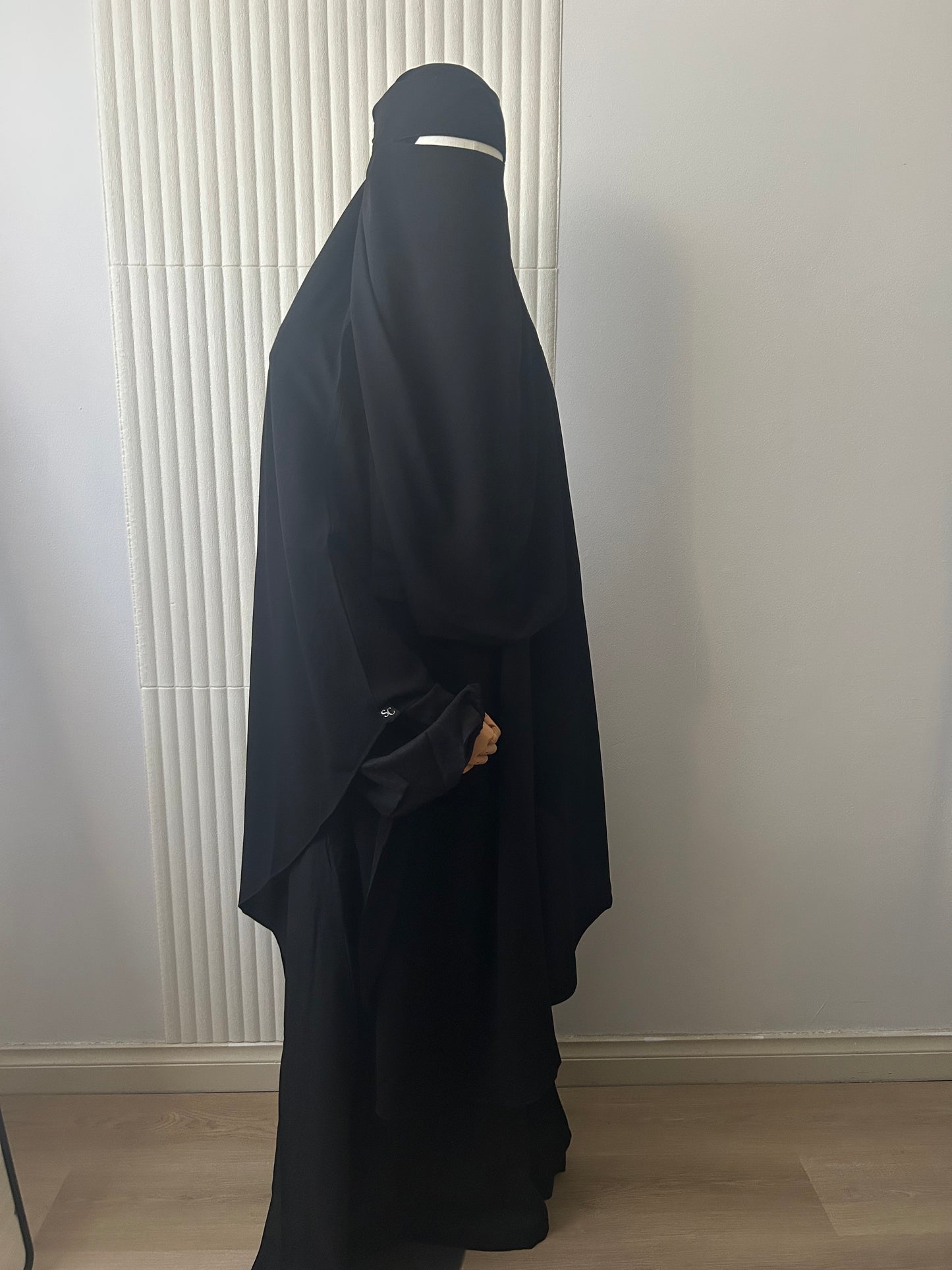 Single-Layer Niqab - Wool Chiffon