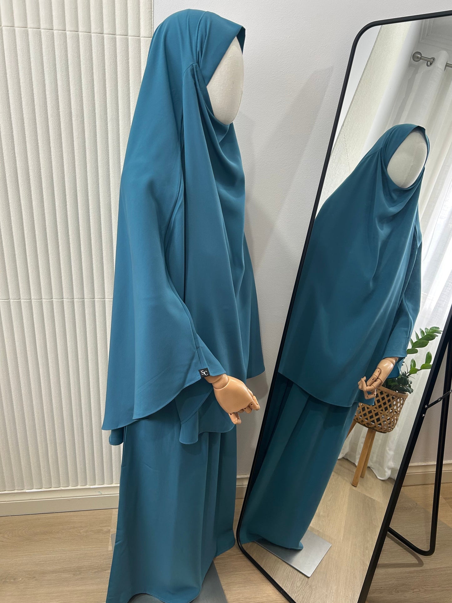 Kids Khimar and Skirt Set - Woolpeach Fabric