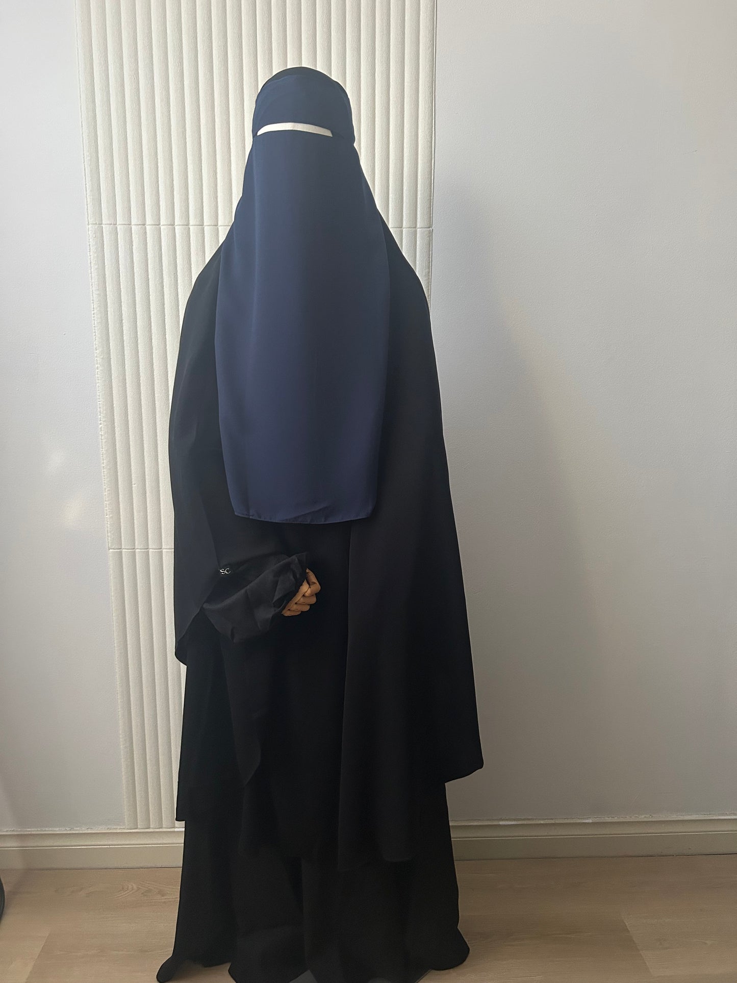 Single-Layer Niqab - Wool Chiffon