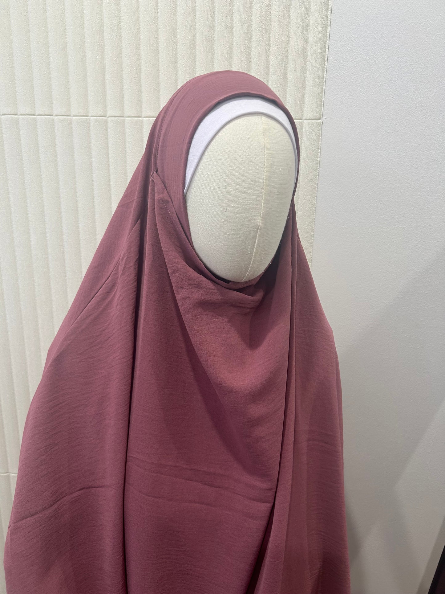 Kids Khimar and Skirt Set - Crinkle Fabric