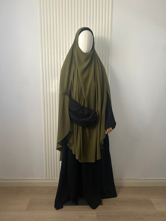 Split Khimar - Woolpeach Fabric