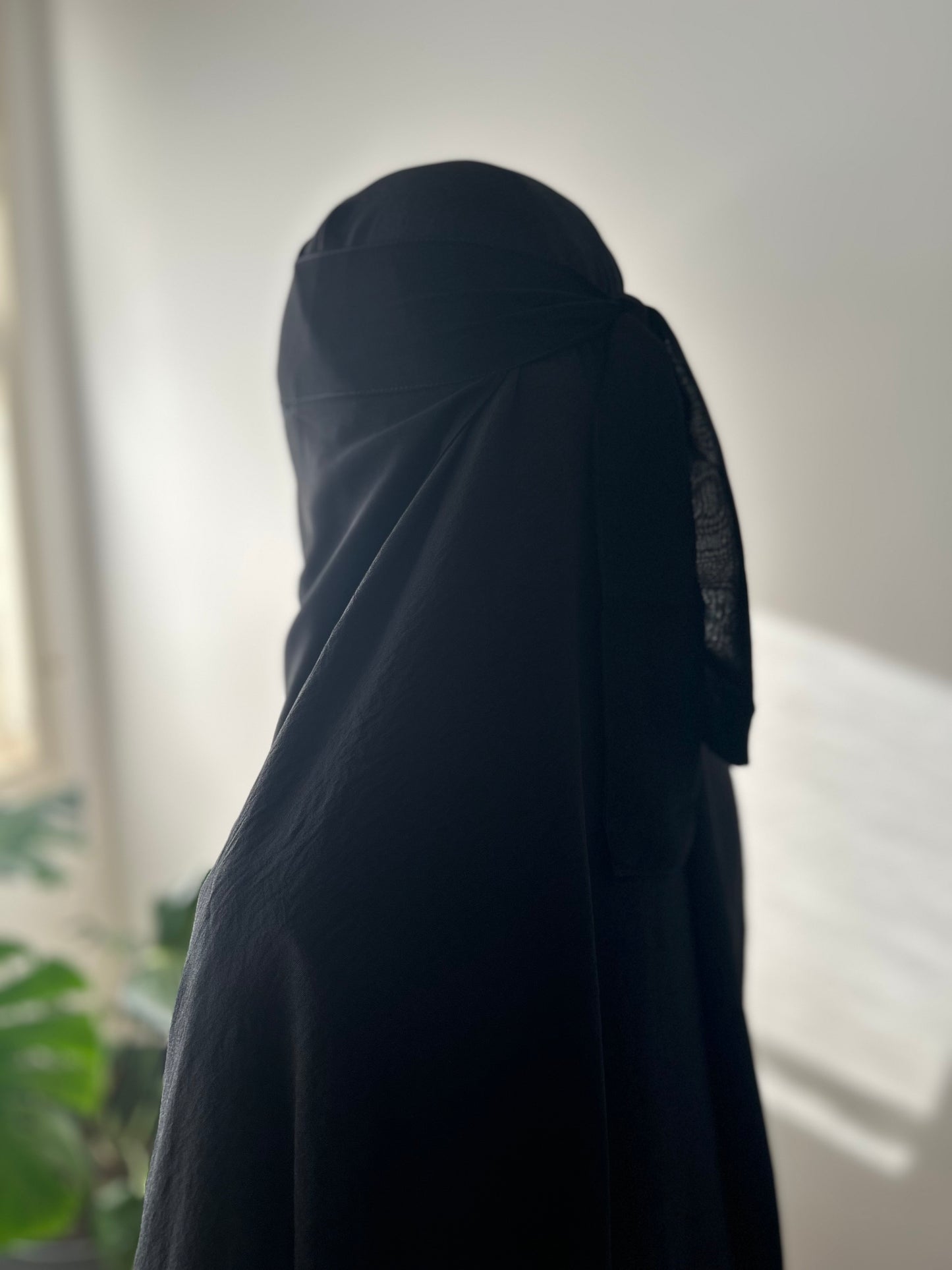 Single-Layer Niqab - Wool Chiffon