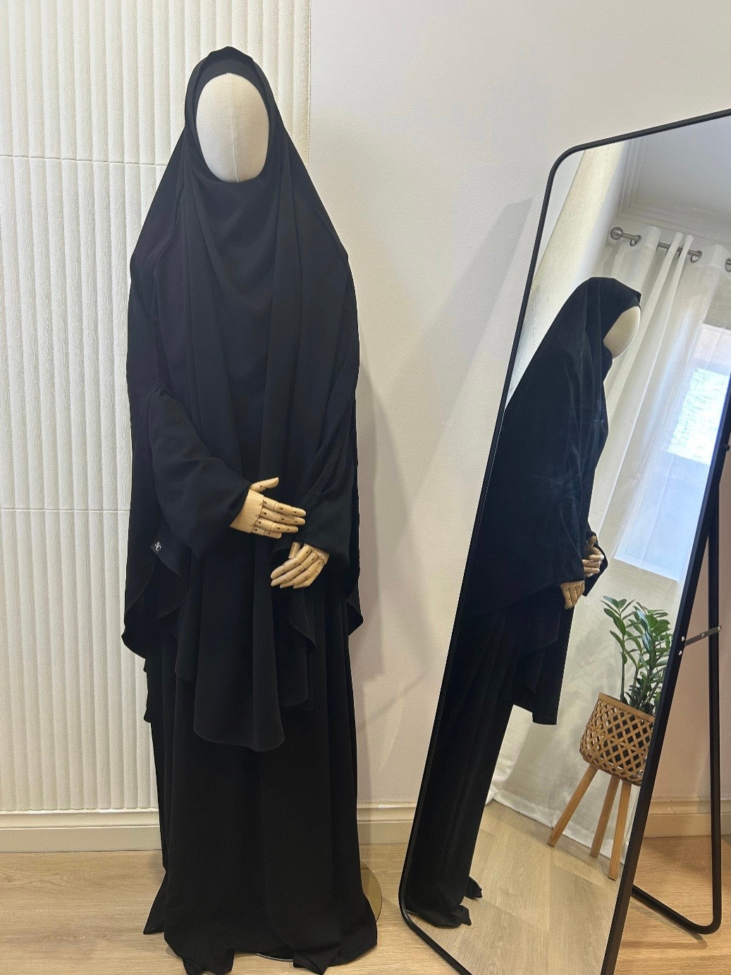 Split Khimar - Woolpeach Fabric